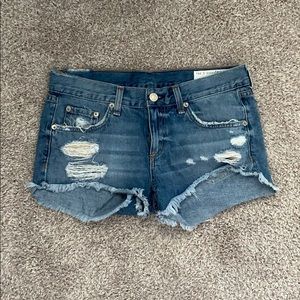 Rag and bone jean shorts